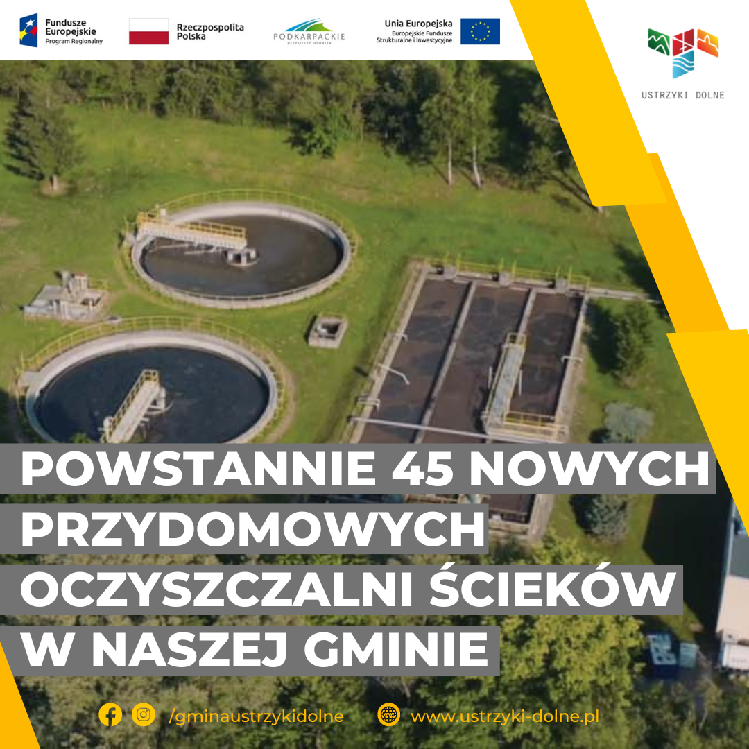 Powstaną kolejne przydomowe oczyszczalnie ścieków w naszej gminie